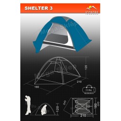Namiot 3-osobowy Iceberg Shelter 3